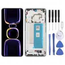Dla Xiaomi Redmi K60 Oryginalny materiał OLED Digitizer ekranu LCD Pełny montaż z ramką (zielony)